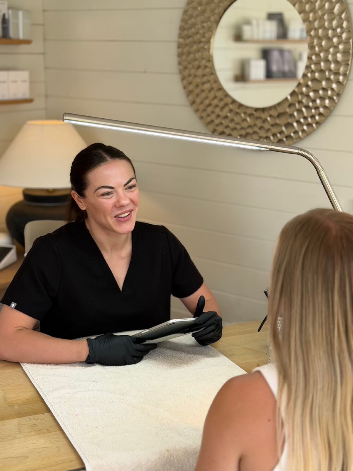 A welcoming treatment consultation at Adorabella