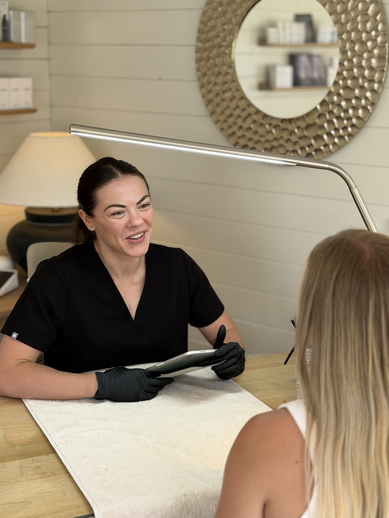 A warm welcome from the Adorabella practitioner